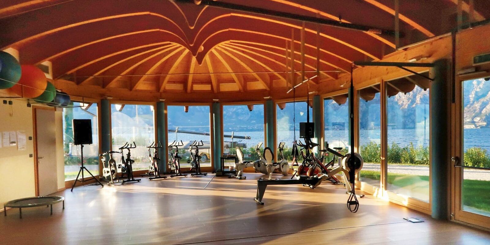 Gym in Malcesine at Lake Garda