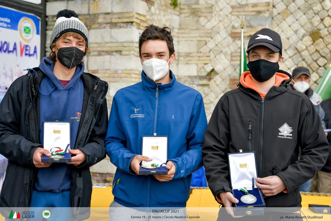 jan meletti secondo 4.7 maschile coppa italia laser formia 2021 fraglia vela malcesine