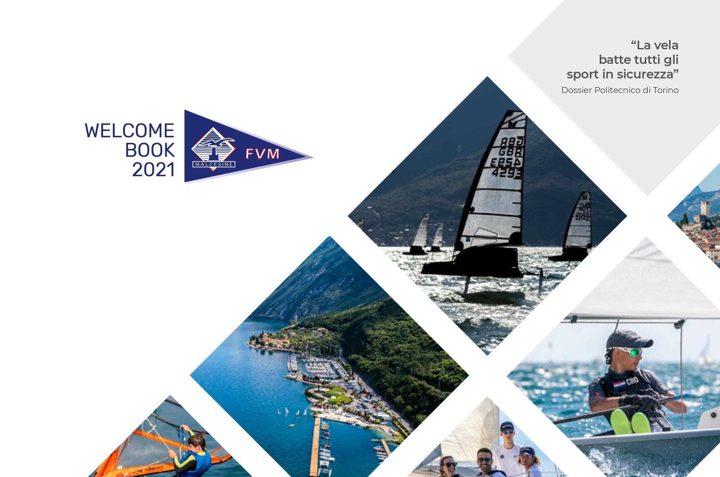 copertina welcome book 2021 fraglia vela malcesine